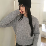 バモシックボカシラウンドニット