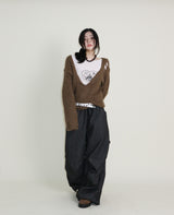 Kibet Heart Vintage Printed Long Sleeve T-Shirt