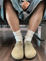 School Ribbed Long Socks