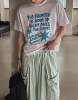 Hound Star Lettering Over Short Sleeve T-shirt