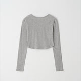 Low back crop t-shirt