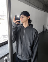 No.1143 ジェムストーンピグメントフードジップアップ