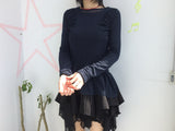chiffon layered skirt