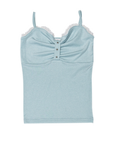 studs ribbon camisole(mint)