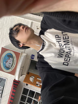 WDラグランオーバーtシャツ
