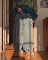 Moira Heavy Pile Denim Pants