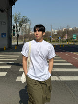 Ponte layered short sleeve t-shirt