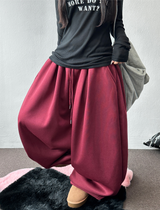 coty fleece-lined balloon pintuck long pants ❤️🖤5 COLOR