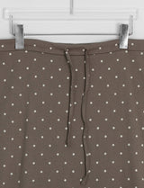 Neiro Cotton Dot Maxi Long Skirt