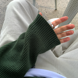 All Day High Neck Modal Semi-Zip-Up Knit