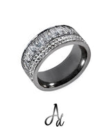 Cubic Tennis Bold Ring