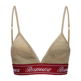 Cotton Triangle Bralette Set 