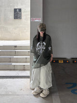 ウィングクロスメッシュTシャツ