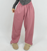 (FLEECE VER./SUPER DEAL👍🏻) 6 COLORS THICK EFFORTLESS CHIC FLEECE FLEECE-LINED TRAINING PANTS