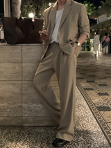Look After Normal Leather Square Shoulder Tote Bag