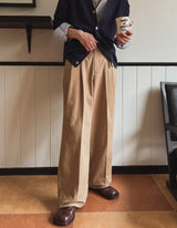 Serendi two-tuck wide pants