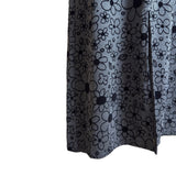 (2color) Flower Fold-Over Banding Long Skirt