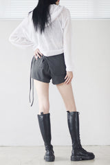 Ohi Layered Wrap Skirt Pants
