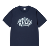 25SS ADLV UNIVERSE LOGO SHORT SLEEVE T-SHIRT DARK NAVY
