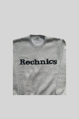 "RECHNICS" クルーネックスウェット(ヘザーグレー)