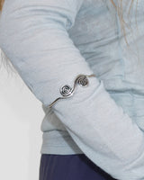 SPIRAL BANGLE BRACELET