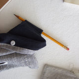 Book stripe button pocket(2type)