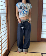 [UNISEX] Original Skin Color Wide Jeans