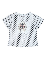 ポルカドットスパイダーTシャツ [White]