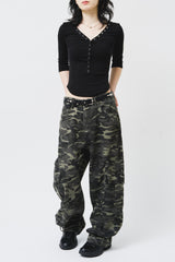 Yie Camo Cargo Pants