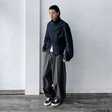Cropped Utility Zip Jacket