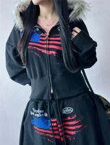 Balloon May Set-Up Available Fleece Printed Tattoo Embroidery Balloon Long Pant 🩶✨ 2 COLOR