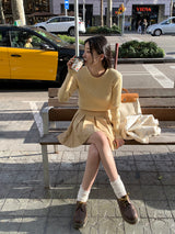 【MADE】ペトピンタックミニスカート