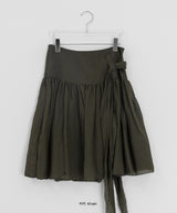 Maruo Chiffon Ruffle Strap Midi Skirt