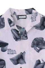 OPEN COLLAR PRINT SHIRTS