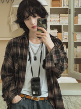 [LAN ARCHIVE] Cutting checkered shirt