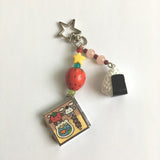 Square Mirror Keychain/四角いミラーキーホルダー