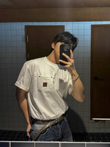Burning patch walk short sleeve tee