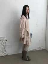 Apricot Pintuck Dress (3 Colors)