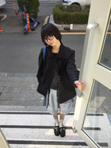 Le Panel Midi Skirt (2color)