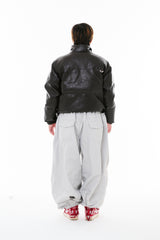 BSR NEW SUPER WIDE JOGGER PANTS GRAY
