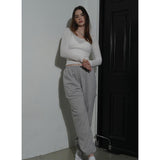 LOGO SWEATPANTS-GRAY