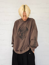 VENTIQUE ピグメントガブリエルスウェットシャツ 3colors