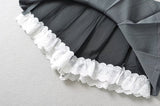 Rovia Lace Pleat Skirt