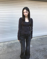 Stripe button T
