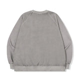 26FW★ハッピー パピー パッチ ピグメント ラグラン スウェットシャツ