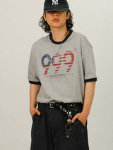 AN RINGER VINTAGE PRINTING 1/2 T