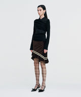 Layered Knit Top _ BLACK