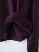 boxy raglan crop sweatshirt 