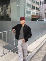 No.1852 heavy nylon MA-1 JK