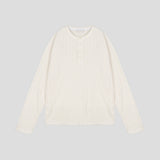 ASCLO Henry Neck Knit Rong T (4color)